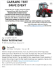 Carraro Tractor Event Poster